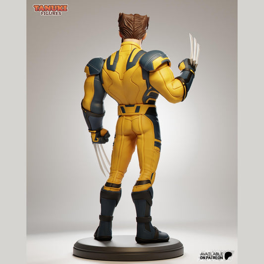 Wolverine Sculpture | Maximum Detailed 16K Ultra-High Definition