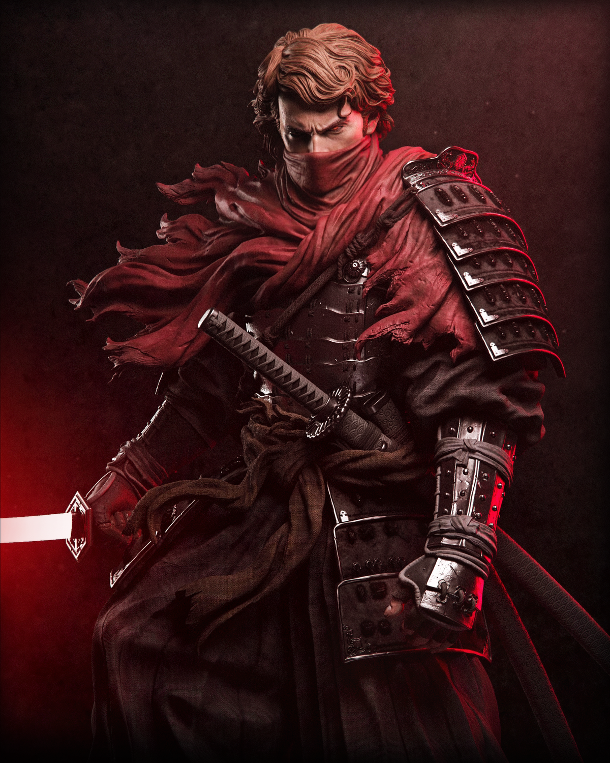 Anakin Ronin Sculpture | Maximum Detailed 16K Ultra-High Definition