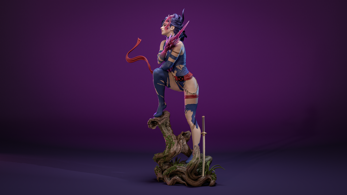 Savage Land Psylocke | Maximum Detailed 16K Ultra-High Definition