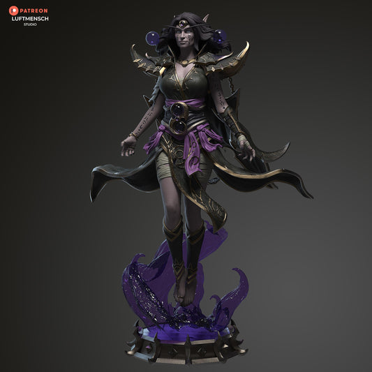 Xal'atath – World of Warcraft Harbinger of the Void Statue Maximum Detailed 16K Ultra-High Definition