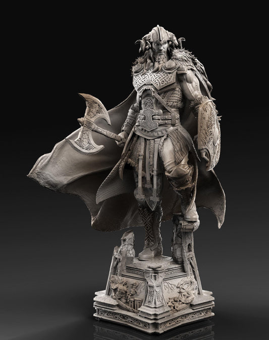 Thor God of Thunder Statue | Maximum Detailed 12k Resin Printed Figure