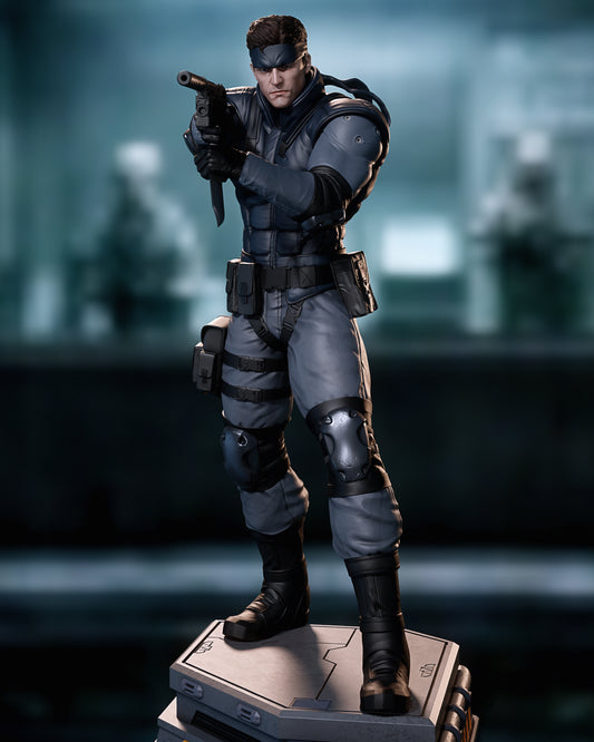 Solid Snake Statue | Maximum Detailed 16K Ultra-High Definition