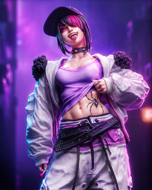 Streetwear Juri Han Statue Street Fighter 6 | Maximum Detailed 16K Ultra-High Definition