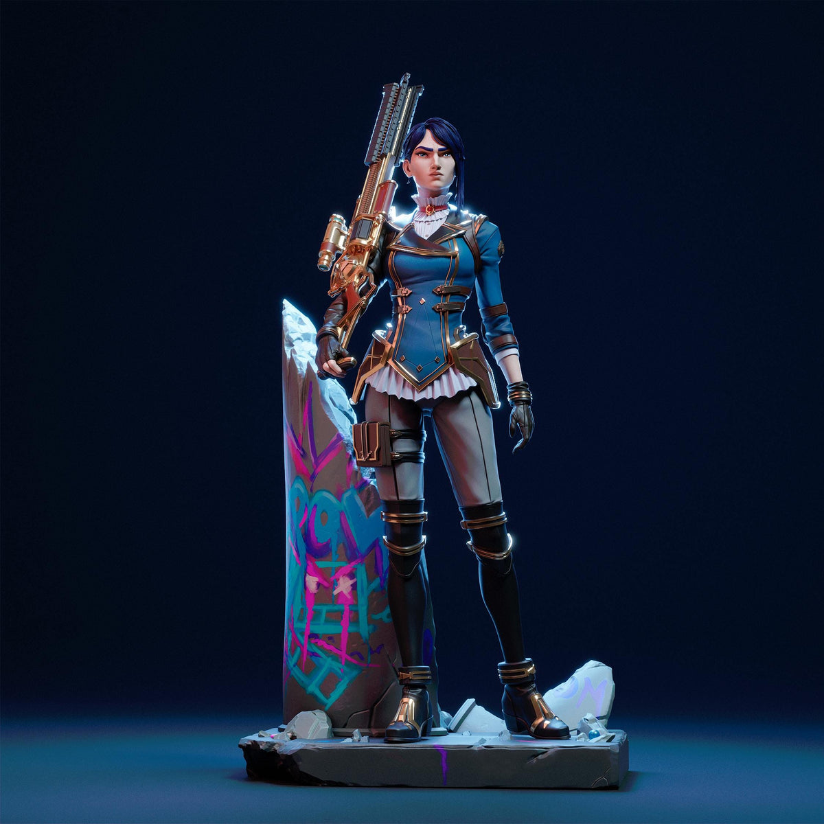 Caitlyn - The Sheriff of Piltover | Maximum Detailed 16K Ultra-High Definition