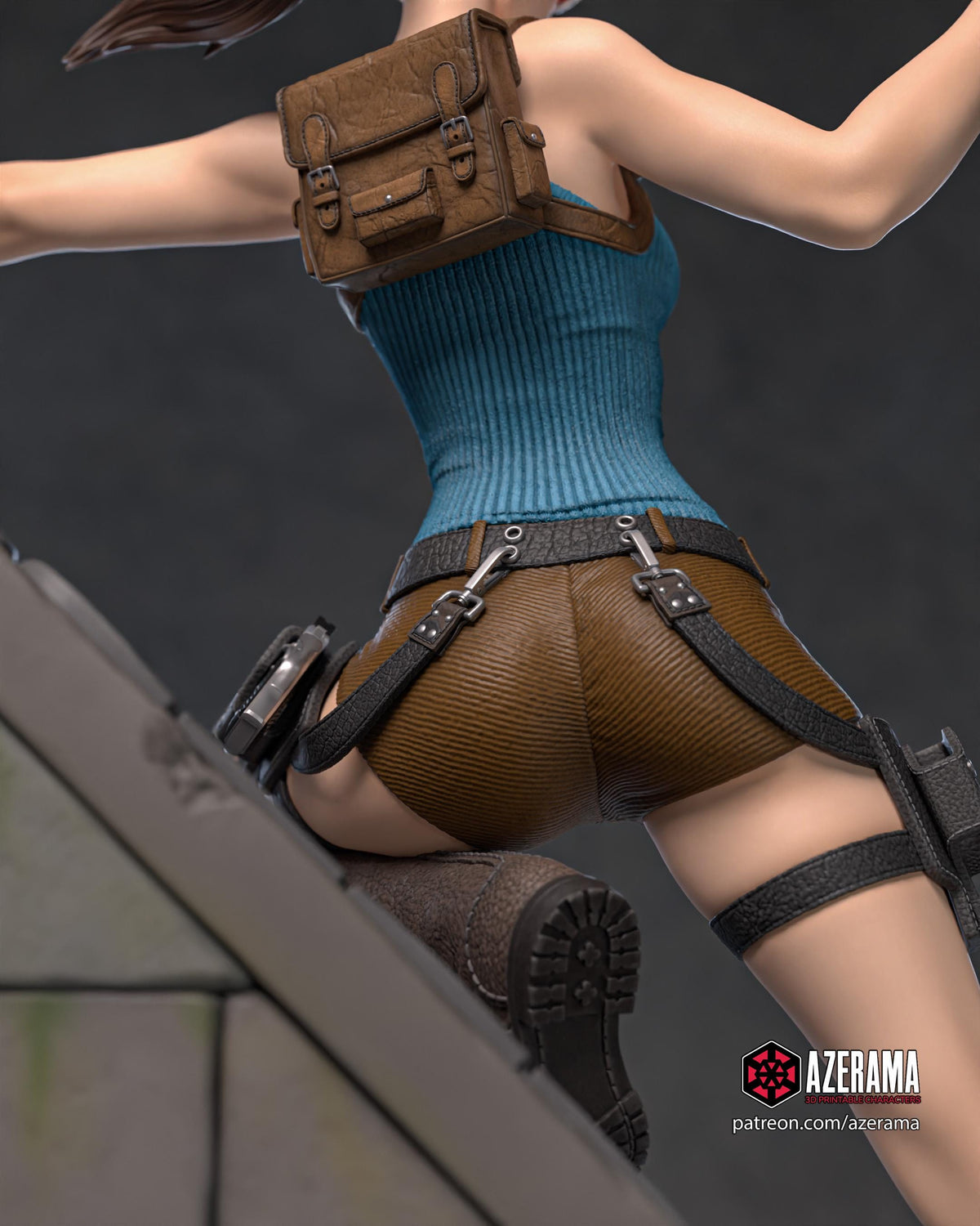 Lara Croft - Treasure Huntress Diaroma | Maximum Detailed 16K Ultra-High Definition