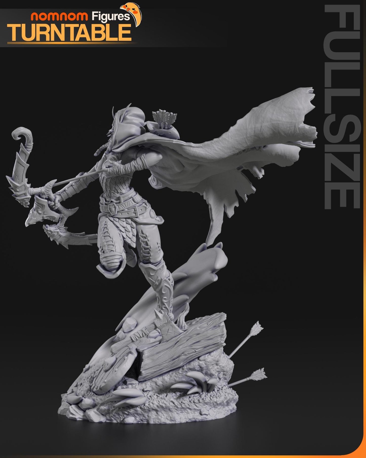 Alleria Windrunner Sculpture | Maximum Detailed 16K Ultra-High Definition
