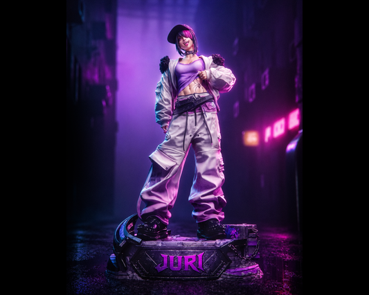 Streetwear Juri Han Statue Street Fighter 6 | Maximum Detailed 16K Ultra-High Definition