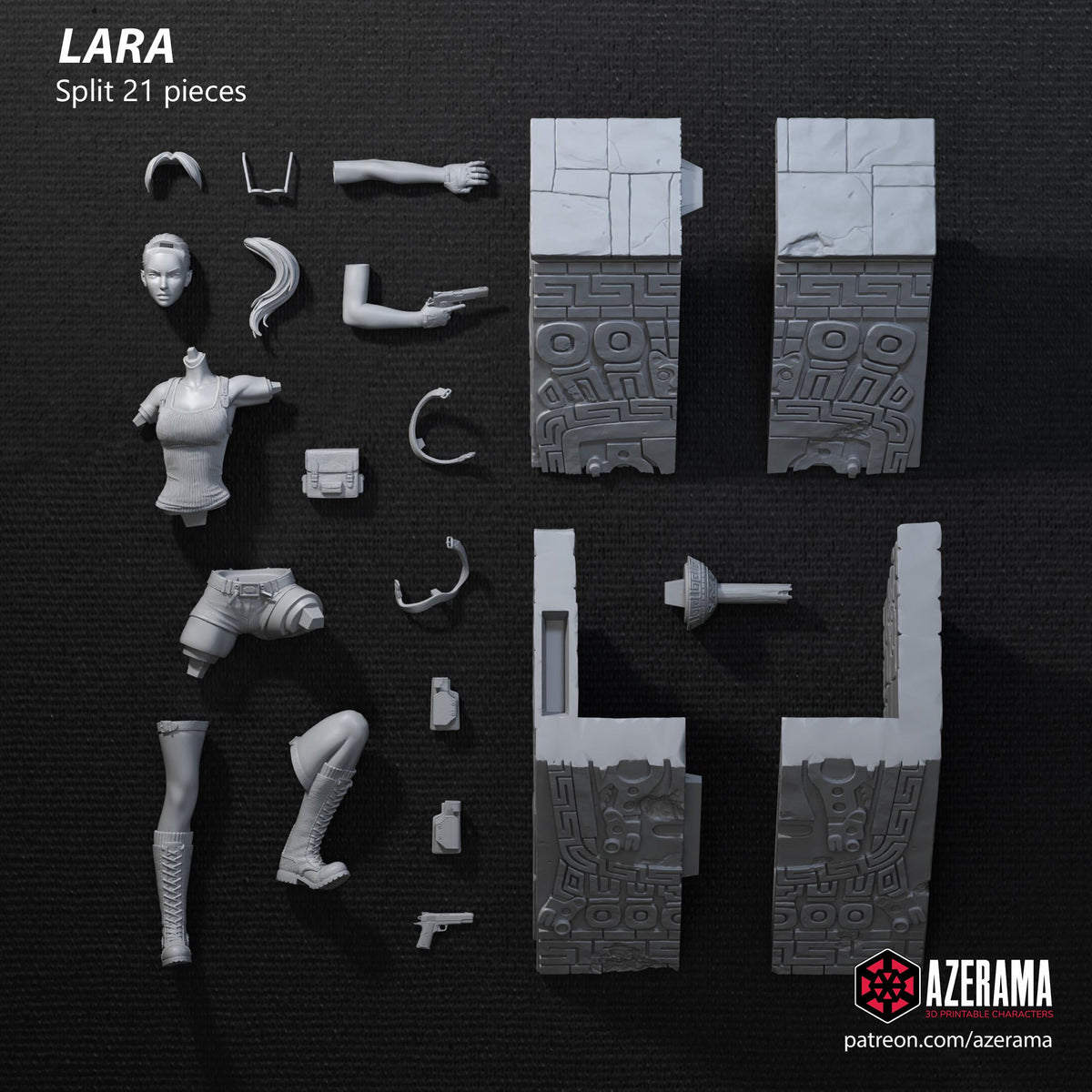 Lara Croft - Treasure Huntress Diaroma | Maximum Detailed 16K Ultra-High Definition