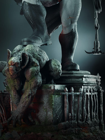 Hand-Painted Dark Knight Sculpture | Maximum Detailed 16K Ultra-High Definition Resin