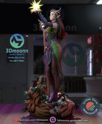 Keyleth - The Legend of Vox Machina Statue | Maximum Detailed 16K Ultra-High Definition
