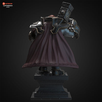 Magni Bronzebeard - King of the dwarven kingdom of Khaz Modan | Maximum Detailed 16K Ultra-High Definition