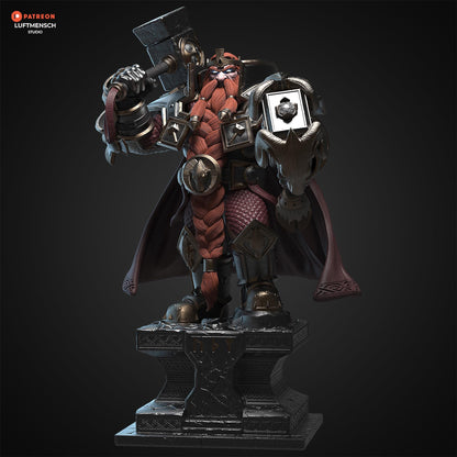 Magni Bronzebeard - King of the dwarven kingdom of Khaz Modan | Maximum Detailed 16K Ultra-High Definition