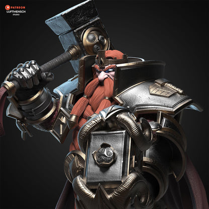 Magni Bronzebeard - King of the dwarven kingdom of Khaz Modan | Maximum Detailed 16K Ultra-High Definition