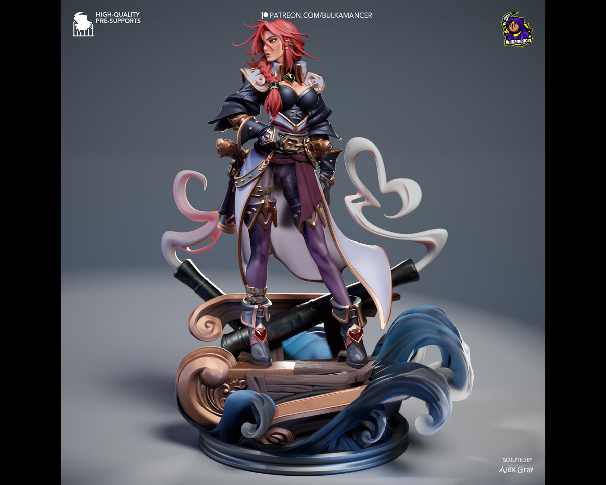 Lady Fortune - Bounty Hunter of Bilgewater | Maximum Detailed 16K Ultra-High Definition