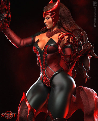 Scarlet Witch Statue | Maximum Detailed 16K Ultra-High Definition