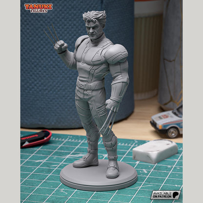 Wolverine Sculpture  | Maximum Detailed 16K Ultra-High Definition