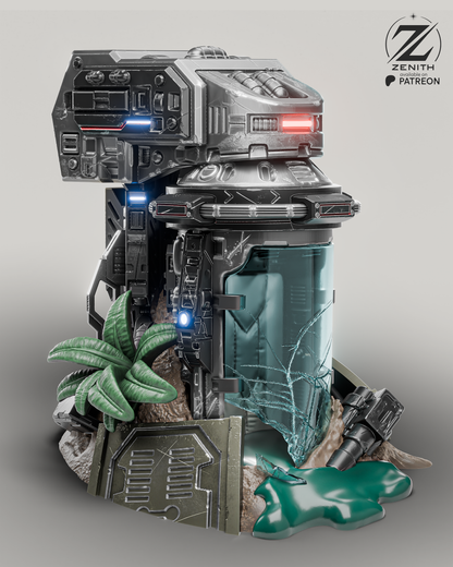 Alien Xenomorph Statue | Maximum Detailed 16K Ultra-High Definition