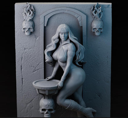 Vampirella Diaroma | Maximum Detailed 16K Ultra-High Definition