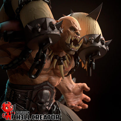 Garrosh Hellscream – World of Warcraft Orc Warchief | Maximum Detailed 16K Ultra-High Definition