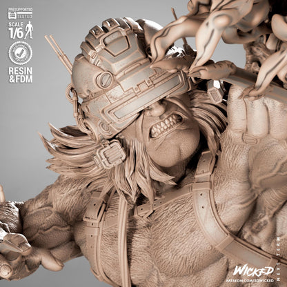 Weapon X vs Predator Diorama | Maximum Detailed 16K Ultra-High Definition