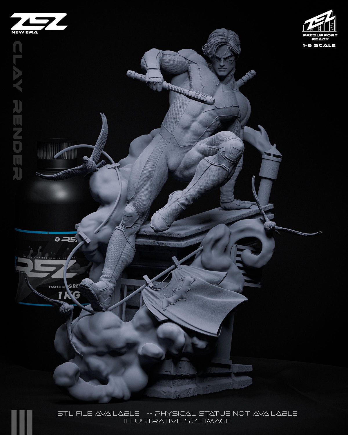 Nightwing | Maximum Detailed 16K Ultra-High Definition