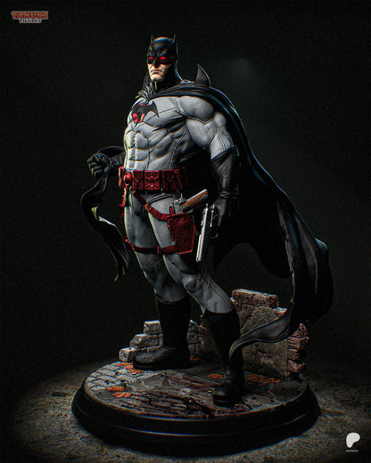 Retro Dark Knight - Batman Statue  | Maximum Detailed 16K Ultra-High Definition