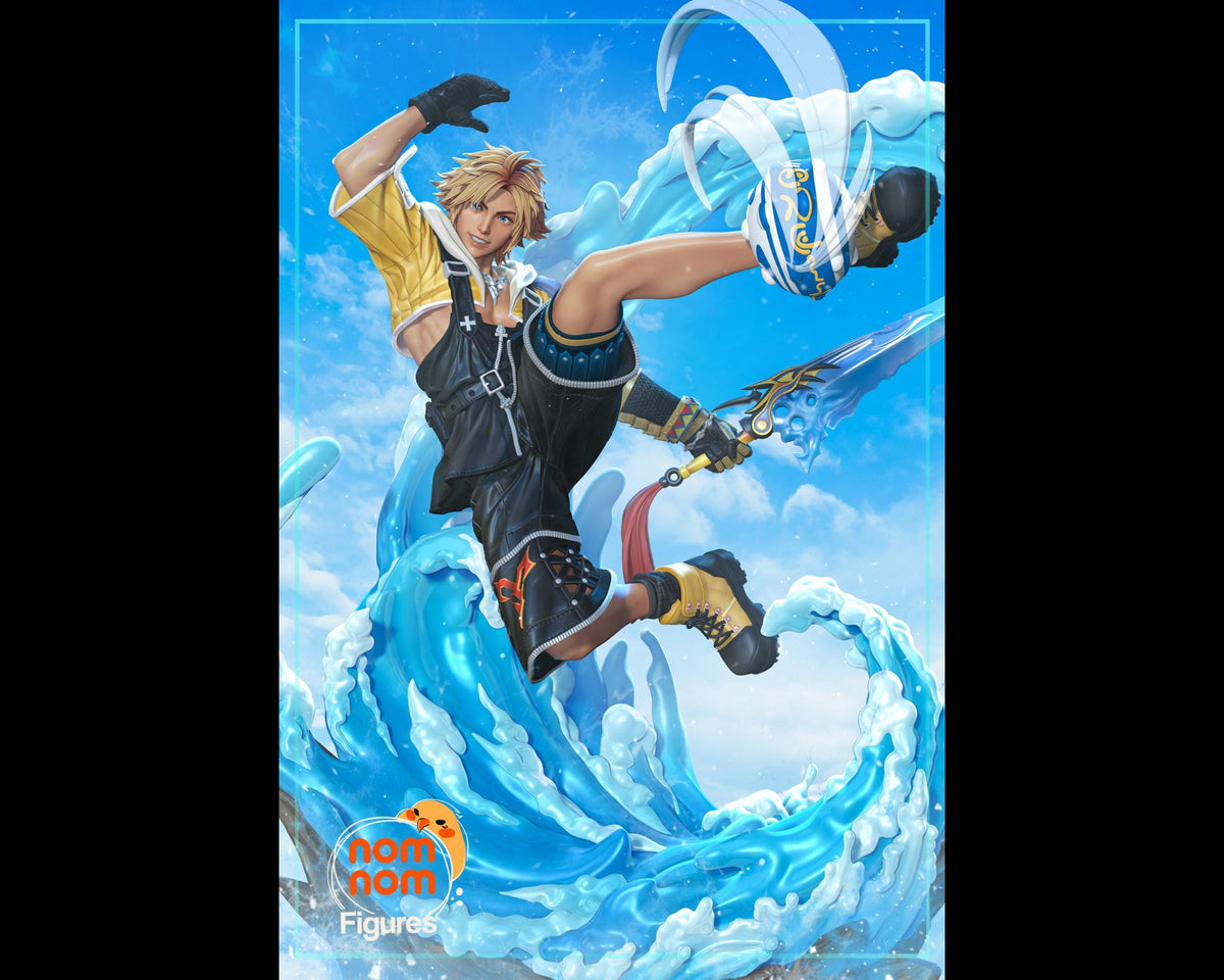 Tidus – Final Fantasy X Blitzball Ace Diorama Statue | Maximum Detailed 16K Ultra-High Definition