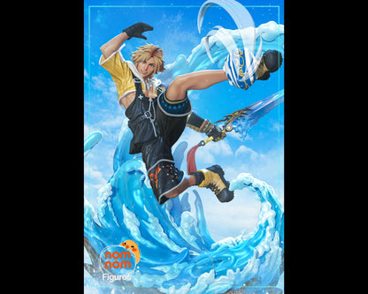 Tidus – Final Fantasy X Blitzball Ace Diorama Statue | Maximum Detailed 16K Ultra-High Definition