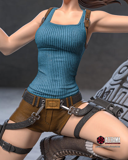 Lara Croft - Treasure Huntress Diaroma | Maximum Detailed 16K Ultra-High Definition