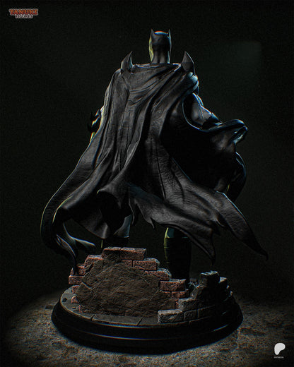 Retro Dark Knight - Batman Statue  | Maximum Detailed 16K Ultra-High Definition