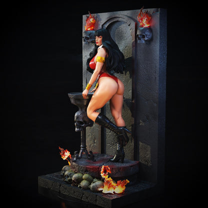 Vampirella Diaroma | Maximum Detailed 16K Ultra-High Definition