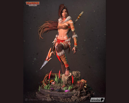 Nidalee – The Bestial Huntress League of Legends Figure | Maximum Detailed 16K Ultra-High Definition