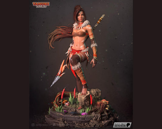 Nidalee – The Bestial Huntress League of Legends Figure | Maximum Detailed 16K Ultra-High Definition