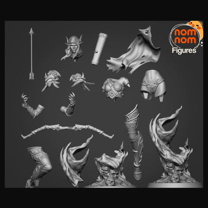 Sylvanas Windrunner Statue - Worold of Warcraft | Maximum Detailed 16K Ultra-High Definition