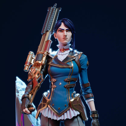Caitlyn - The Sheriff of Piltover | Maximum Detailed 16K Ultra-High Definition