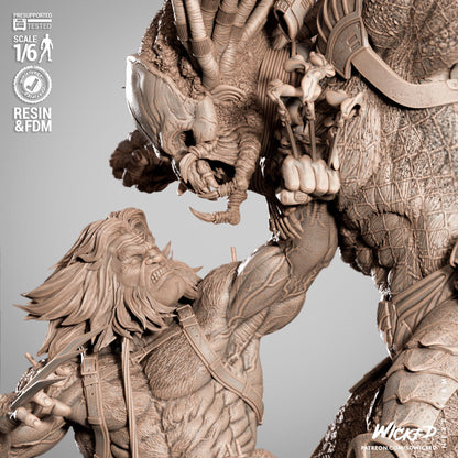 Weapon X vs Predator Diorama | Maximum Detailed 16K Ultra-High Definition
