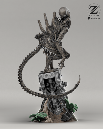 Alien Xenomorph Statue | Maximum Detailed 16K Ultra-High Definition