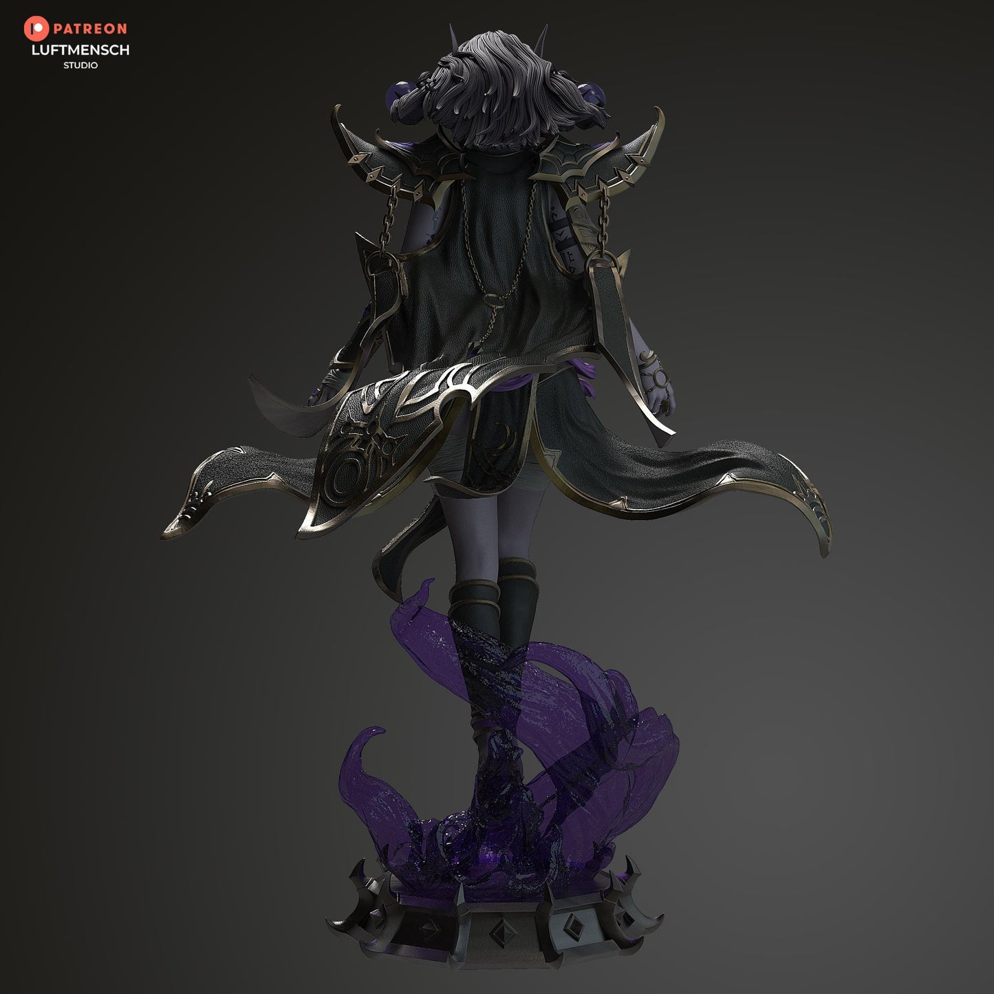 Xal'atath – World of Warcraft Harbinger of the Void Statue  Maximum Detailed 16K Ultra-High Definition
