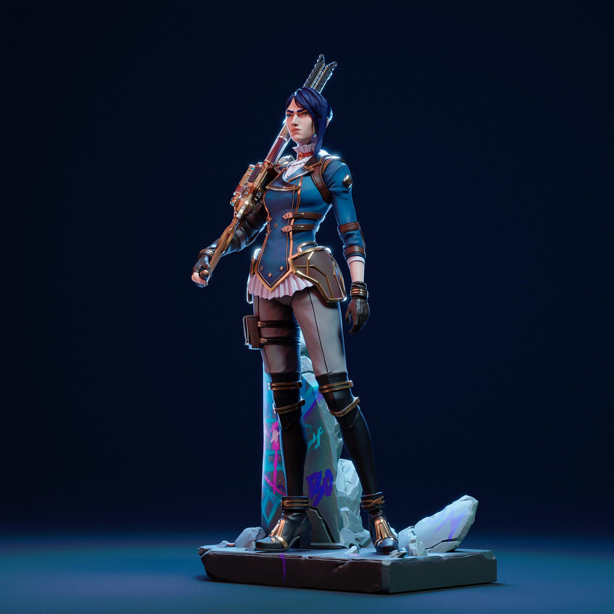Caitlyn - The Sheriff of Piltover | Maximum Detailed 16K Ultra-High Definition