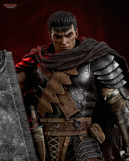 Guts The Black Swordsman Statue – Berserk Anime Diaroma | Maximum Detailed 16K Ultra-High Definition