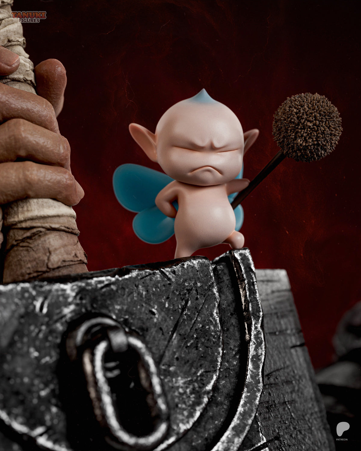 Guts The Black Swordsman Statue – Berserk Anime Diaroma | Maximum Detailed 16K Ultra-High Definition