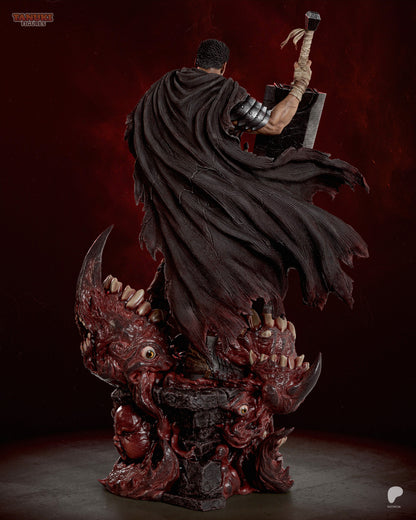 Guts The Black Swordsman Statue – Berserk Anime Diaroma | Maximum Detailed 16K Ultra-High Definition