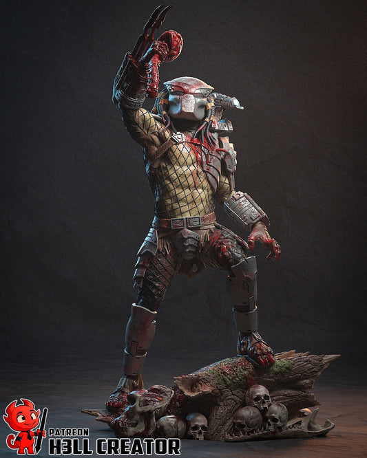 Predator Sculpture | Maximum Detailed 16K Ultra-High Definition