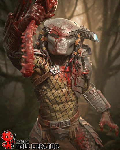 Predator Sculpture | Maximum Detailed 16K Ultra-High Definition