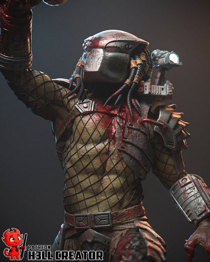Predator Sculpture | Maximum Detailed 16K Ultra-High Definition