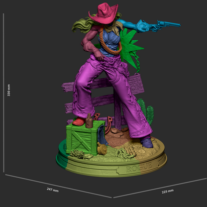 Cowgirl Rogue | Maximum Detailed 16K Ultra-High Definition