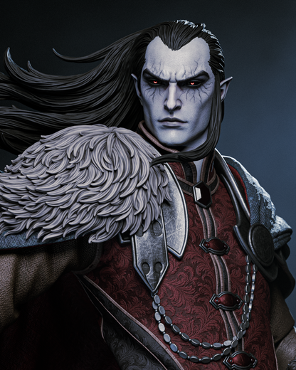 Strahd von Zarovich Statue Ravenloft | Maximum Detailed 16K Ultra-High Definition