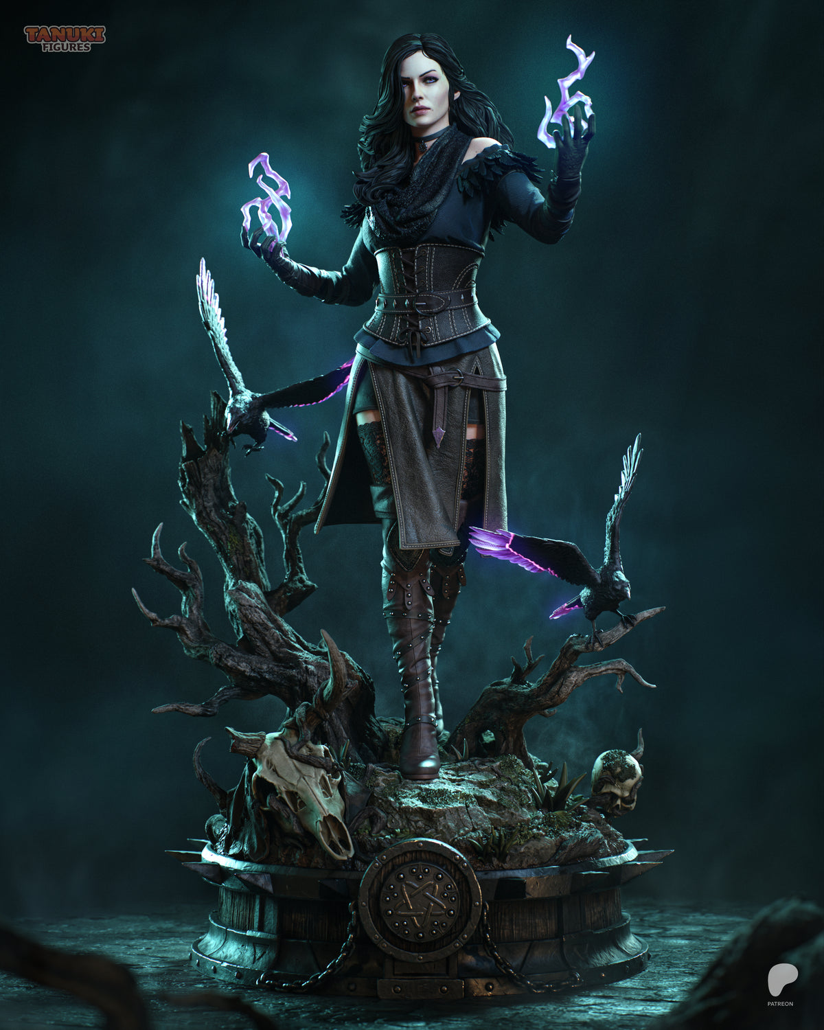 Yennefer of Vengerberg Statue - The Witcher 3 | Maximum Detailed 16K Ultra-High Definition