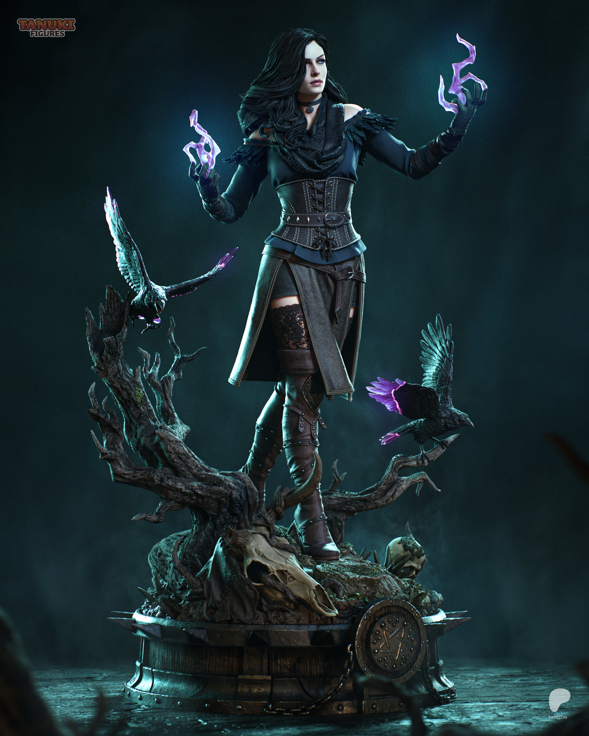 Yennefer of Vengerberg Statue - The Witcher 3 | Maximum Detailed 16K Ultra-High Definition