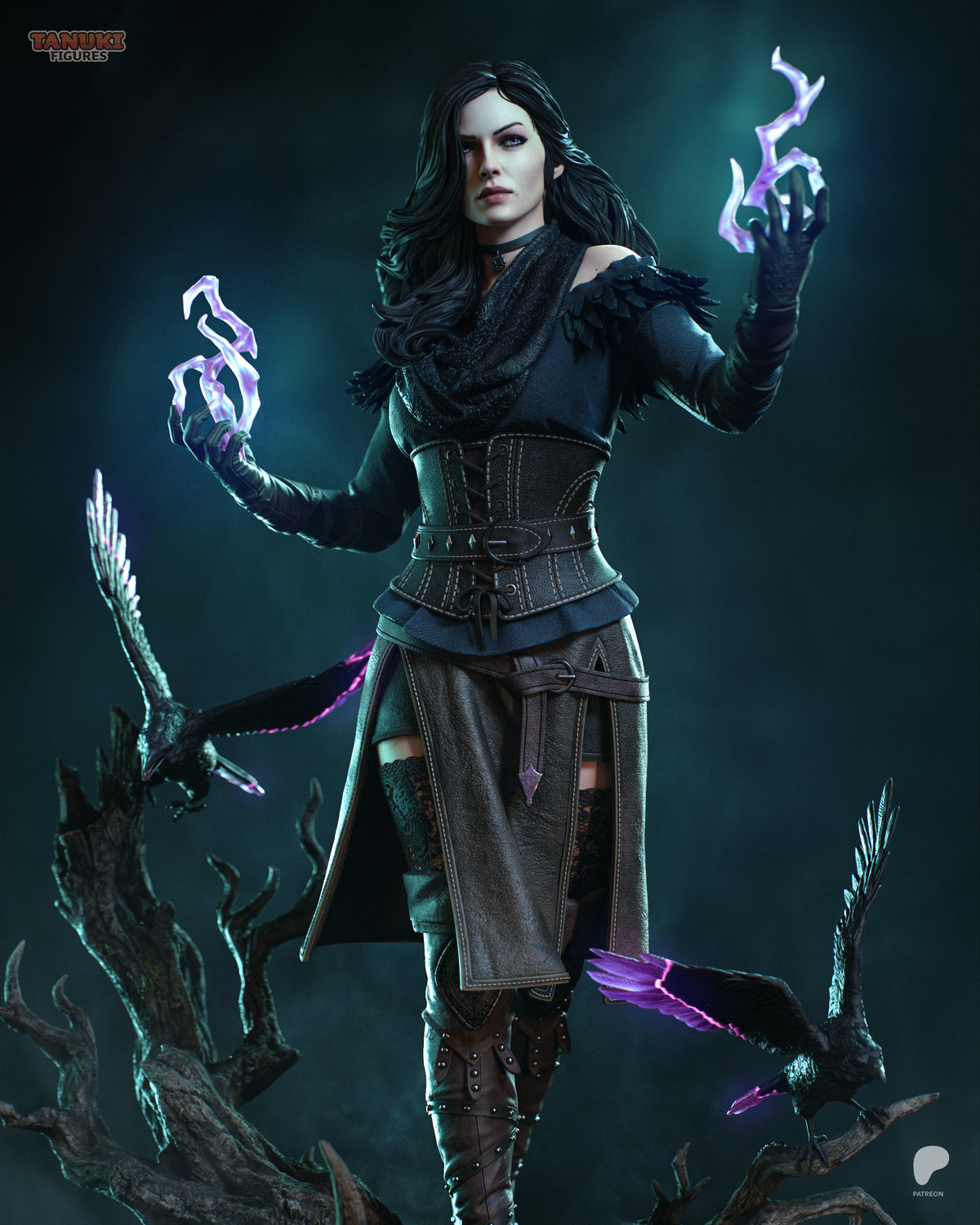 Yennefer of Vengerberg Statue - The Witcher 3 | Maximum Detailed 16K Ultra-High Definition